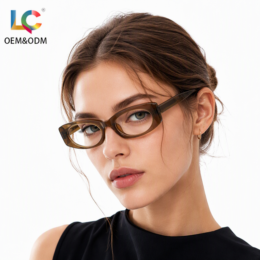 Hot Sales Handmade Acetate Prescription Glasses Anti Blue Light Full Rim Classic For Business Professional Office Men Women OEM