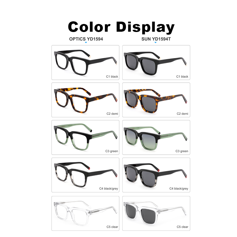 High Quality Acetate Frame Blue Light Blocking Glasses Full Rim Montura Optica For Office Computer Work Reading Women Men