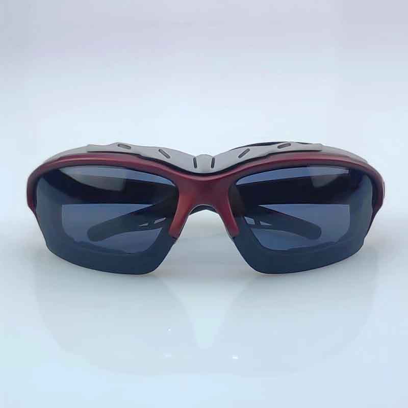 Full Frame UV400 Protection Anti Impact Safety Tactical Glasses Anti Fog Dual PC Lenses Sporty Shooting Glasses