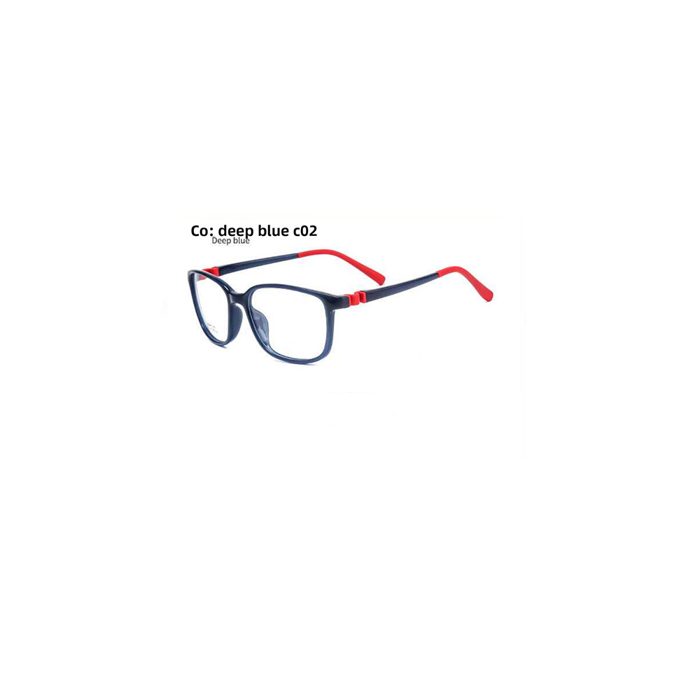 Wholesale YIGOU Fashion Teenager Optical Eyewear Transparent Square Cute Cartoon Pattern Eco-Friendly Full-Rim Frame