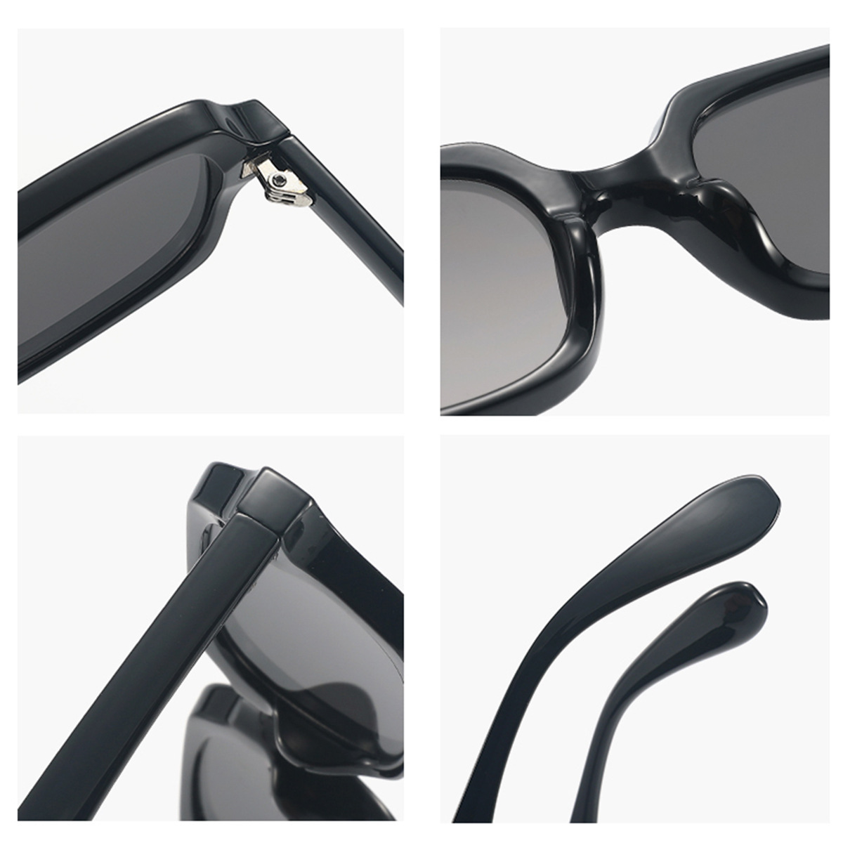 OEM Manufacturer White Label Sunglasses Custom Logo Small Square Frame Eyeglasses Fashion Vintage Sun Glasses for Men Women