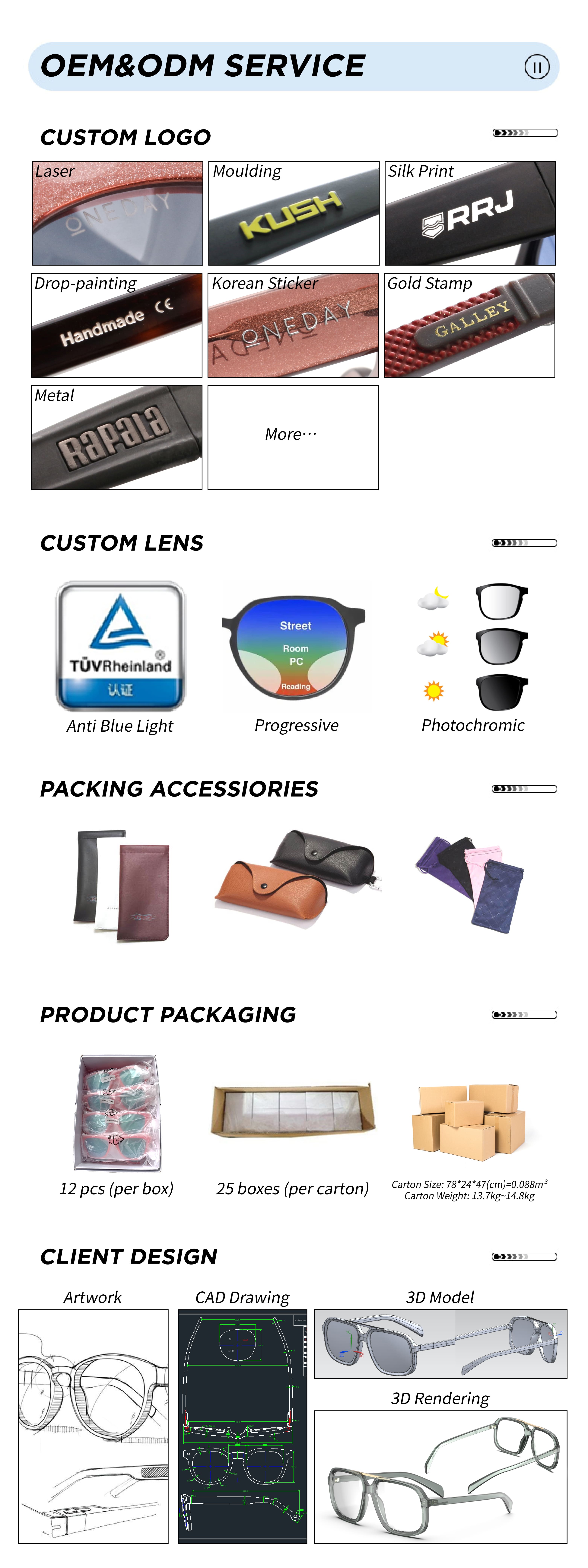 Our Eyewear Manufacturing Service