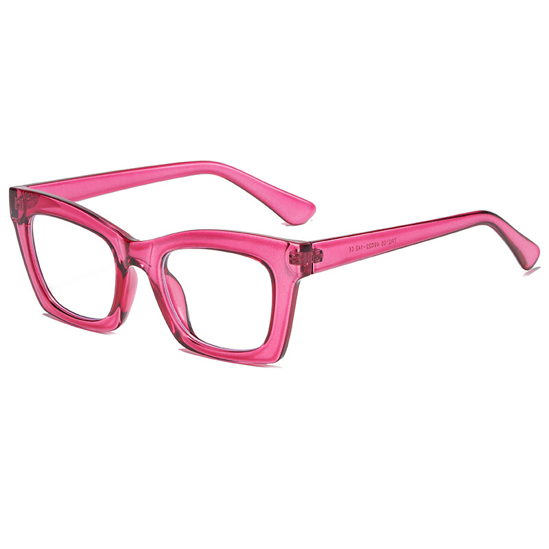 Fashion Cheap Women TR90 Acetate Cat Eye Eyeglasses Frames Anti Blue Light Blocking Gamer Glasses