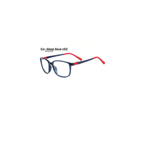 Wholesale YIGOU Fashion Teenager Optical Eyewear Transparent Square Cute Cartoon Pattern Eco-Friendly Full-Rim Frame