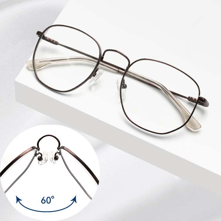 2026 Unisex Optical Glasses with High Quality Ultralight Memory Titanium Frame Clear Lens for Men and Women