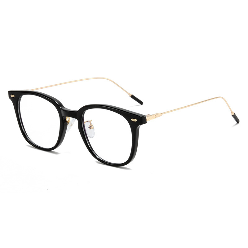Glass Wholesale Anti Blue Light Mens TR90 Glasses Spectacle Small Squared Optical Frames Eyeglasses Sunray