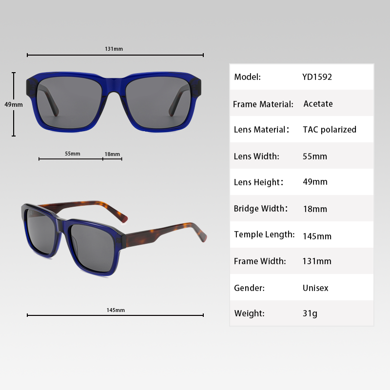 Best Selling Eco-Friendly Acetate Frame Anti Blue Light Glasses Full Rim Bold Square For Office Computer Work Men Women Eyewear