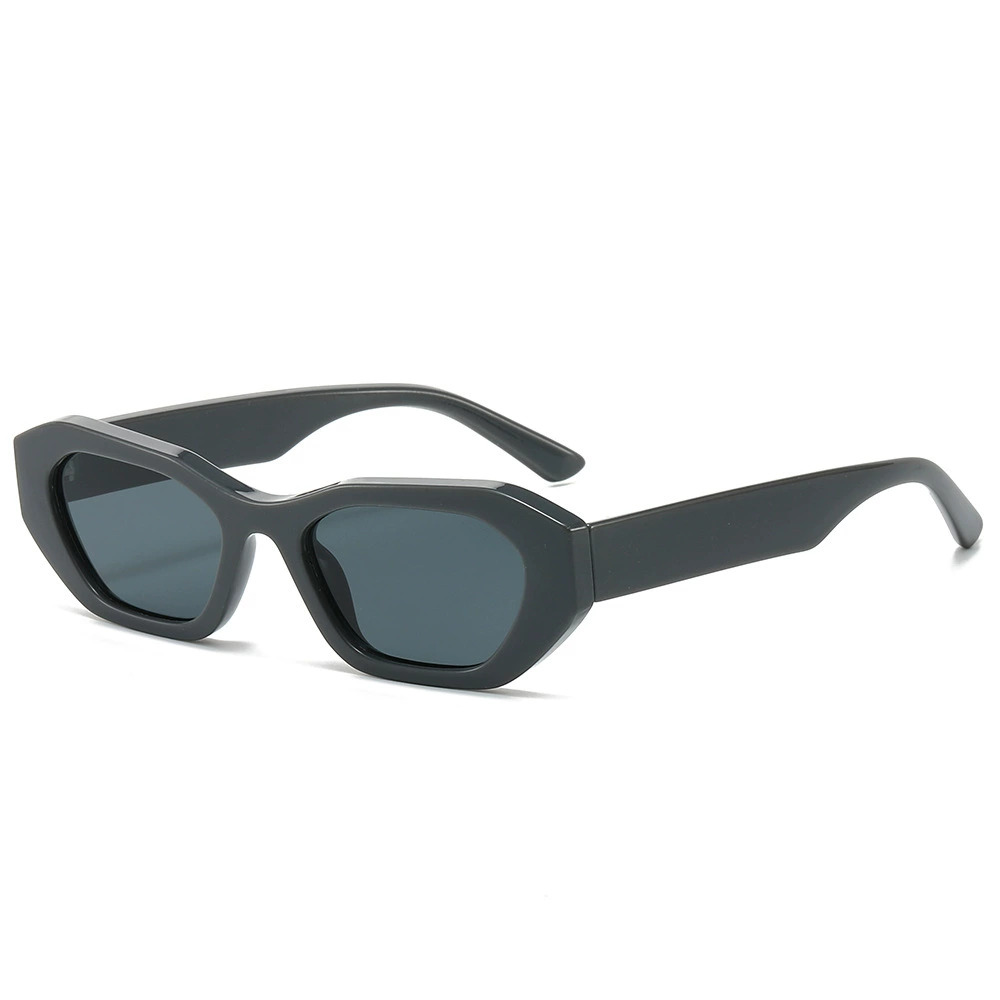 High End Small Frame Sunglasses White Acetate UV400 Resistant Customizable Logo Stylish Shades Fashion Wholesale 2025