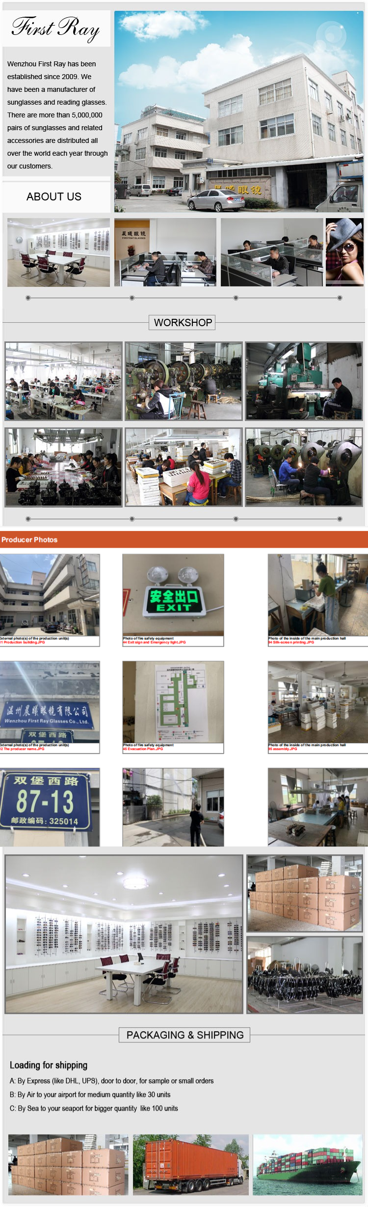 Company Qualifications and Production