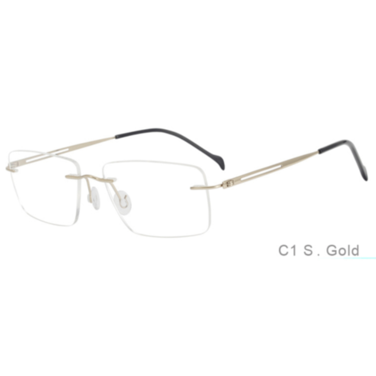 Glasses Memory Titanium Rimless Optical Eyeglasses Frames Thin Flexible Eyeglasses Eye Glasses Frames