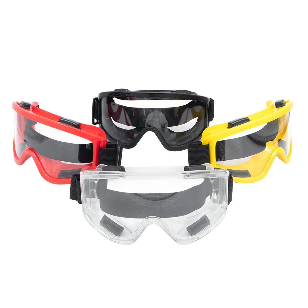 DAIERTA Wholesale Custom PC Goggles Anti-Fog Eye Protection Full-Frame Safety Glasses for Industrial Use Featuring Plastic Frame