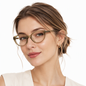 Eco-Friendly Acetate Frame Anti Blue Light Glasses Cat Eye