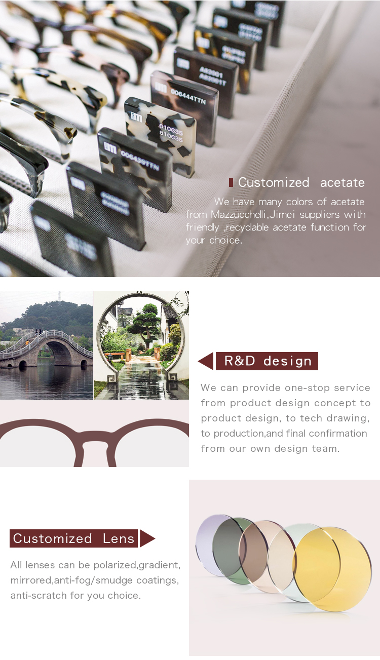 Ready to Ship Men's Acetate Square Optical Frames Classic Black Eyewear