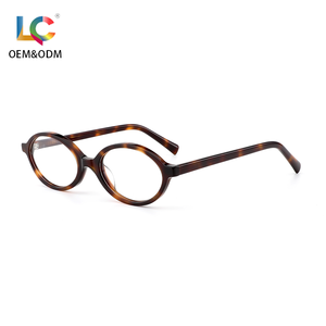 Hot Trending Retro Eyewear Small Round Blue Light Prescription Glasses Acetate Frame
