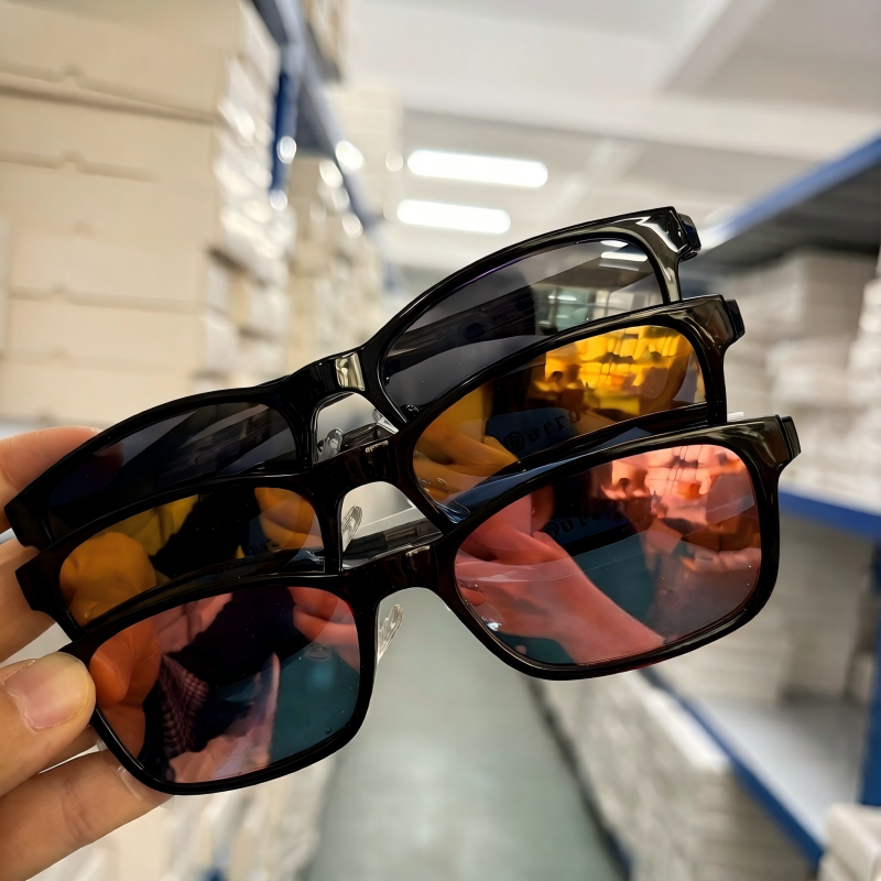 Clearance Stock Clip on Frame Cheap Clip on Sunglasses Male Female Ultem Clip on Optical Frame