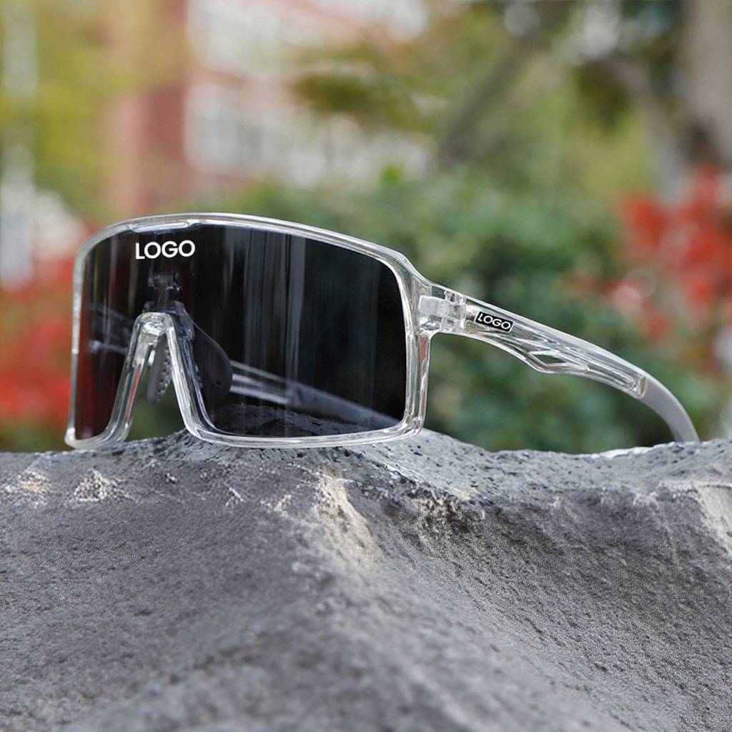 Custom LOGO Photochromic Running Glasses Manufacturer New Men's Women Cycling Sunglasses UV400 Bike Sports Glasses
