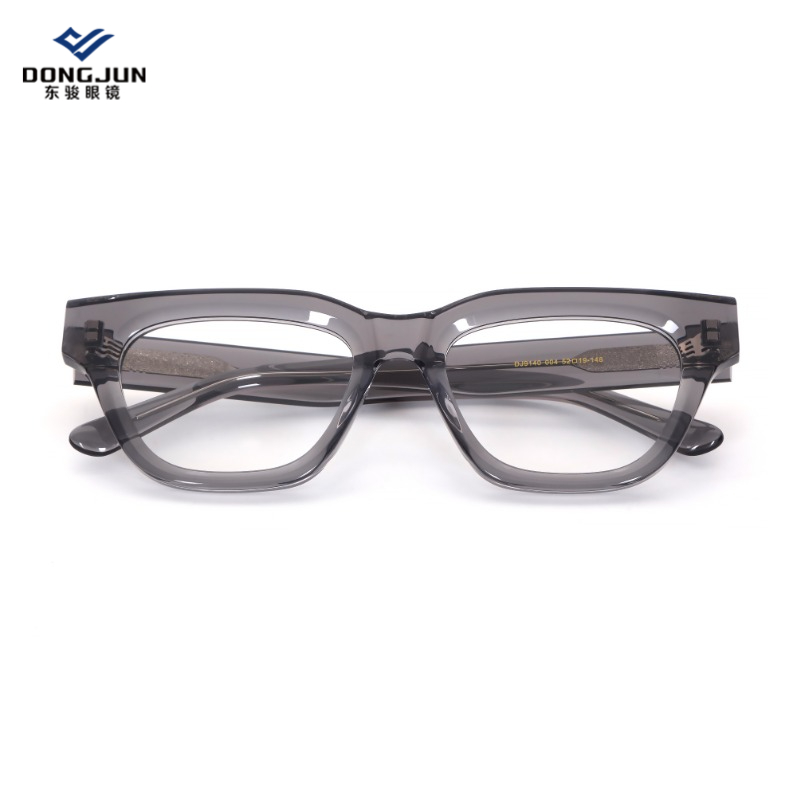 High Quality 2025 Trending Fashion Thickness Acetate Eyeglasses for Unisex Factory Direct Ready Stock