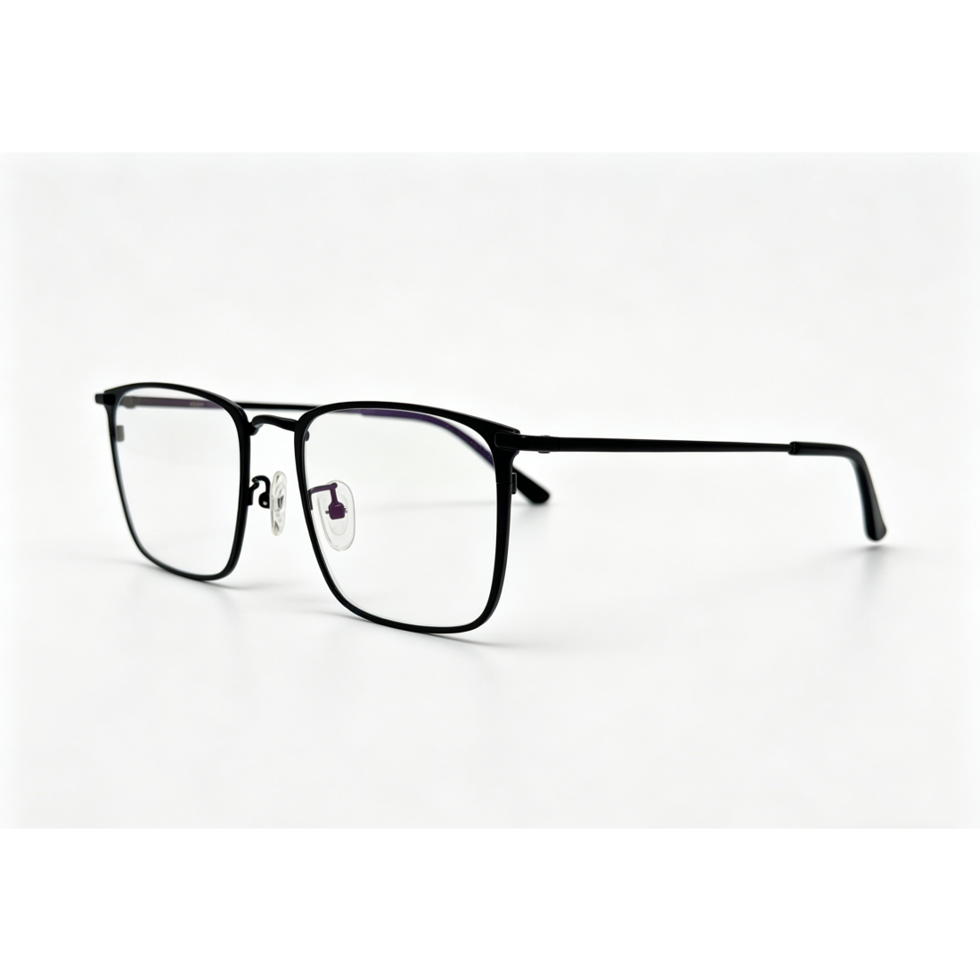 Premium Men's Fashion Full Rim Stainless Steel Optical Eyeglasses with Anti-Blue Light Lenses