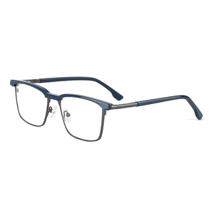 Classic Browline Square Eyeglasses | Tortoiseshell Acetate &amp; Metal Mixed-Material Optical Frames