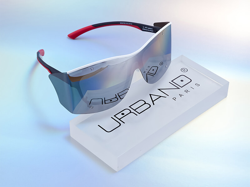 URBAND PARIS prescription sports eyewear engineering detail