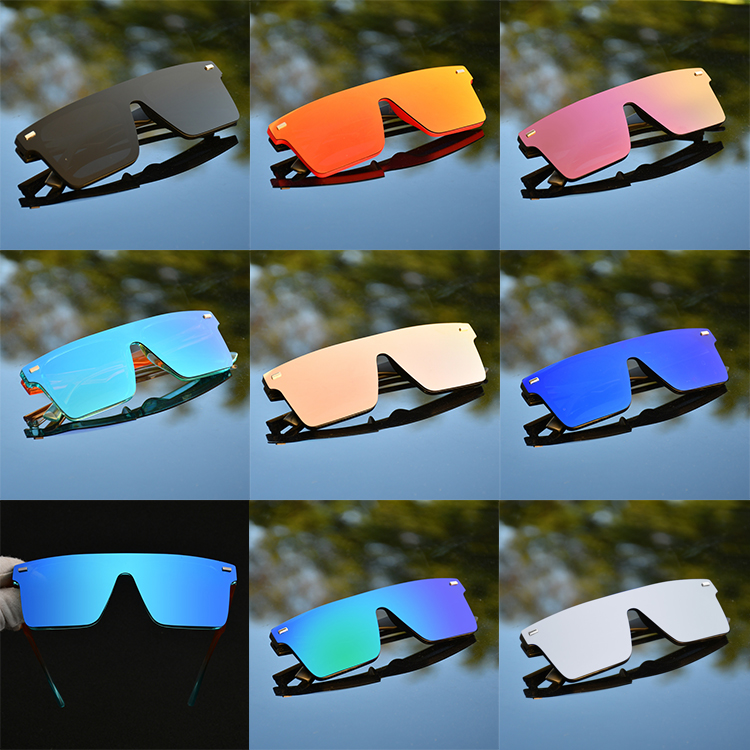 Somta Factory Direct Anti Corrosion by Seawater Protection Uv400 Private Label Square Polarized Rimless Fishing Sunglasses Men