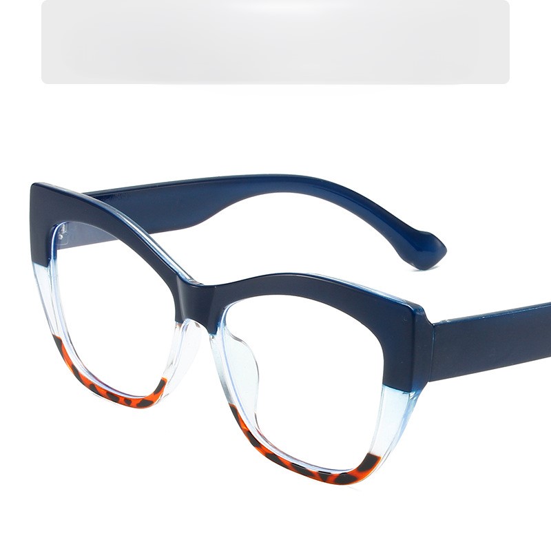 Stylish Glasses Anti-Blue Light Glasses Cat Eye Frame Non-Prescription Glasses