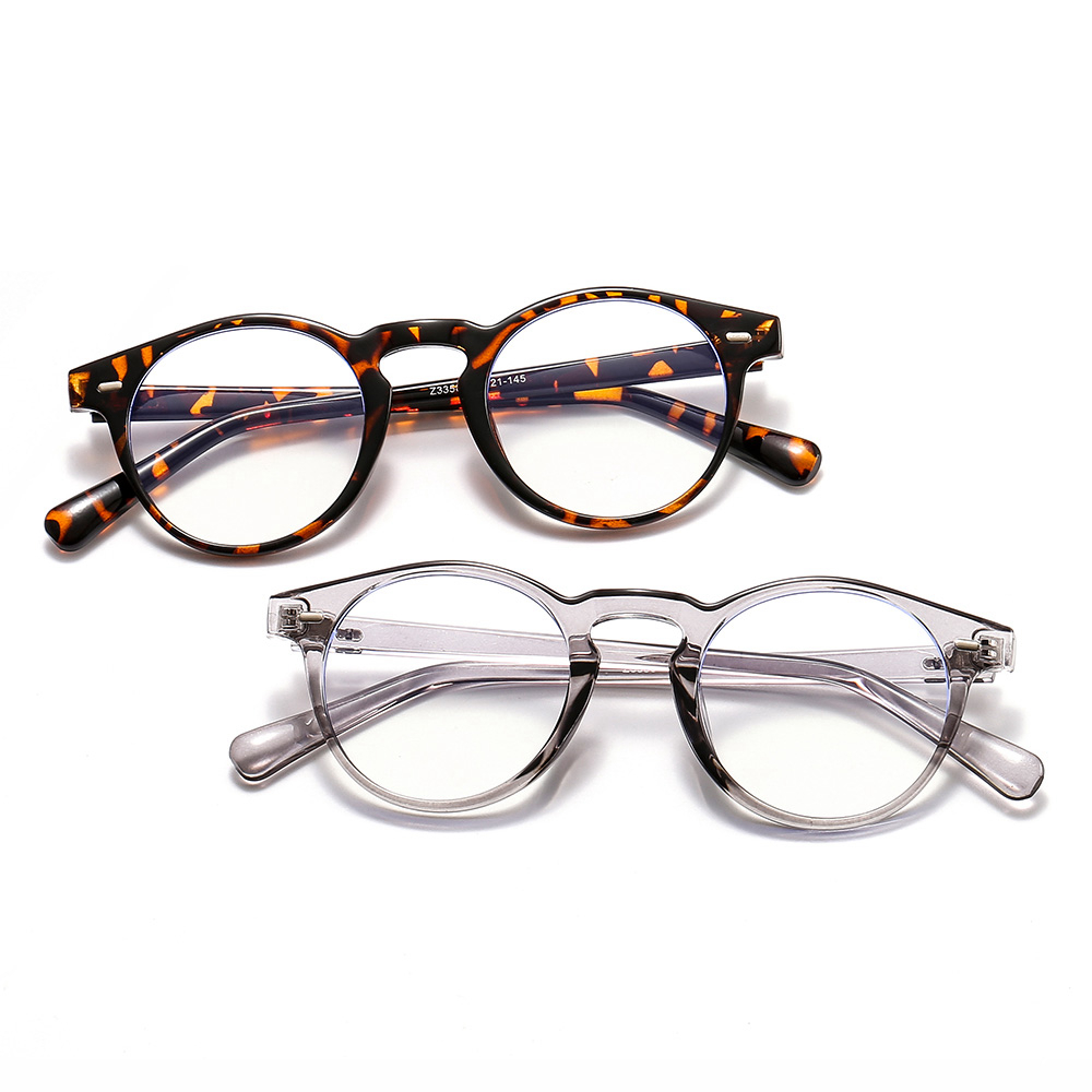 Superhot Eyewear 12846 Retro Vintage Round Optical Frame With Anti Blue Light Lenses Eyeglasses