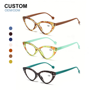 Wholesale Presbyopic Glasses Triangular Vintage Cat Eye Elderly Women