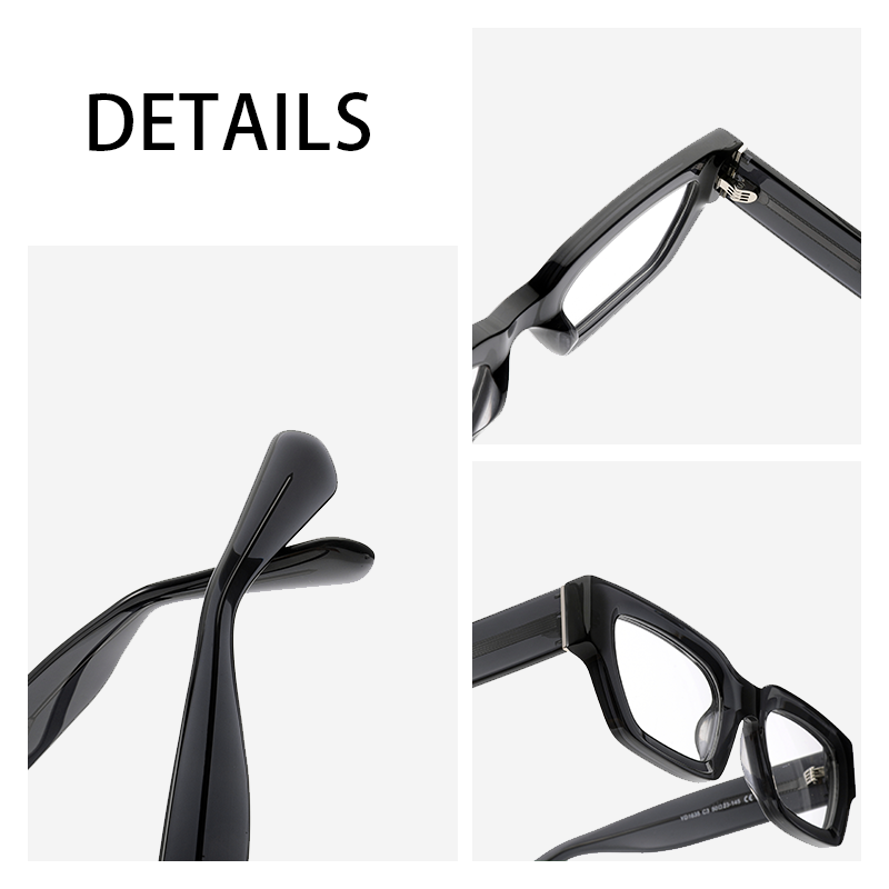Fashion Modern Acetate Frame Optical Glasses Retro Thick Square Eyewear For Daily Driving Beach Men Women Wholesale OEM ODM