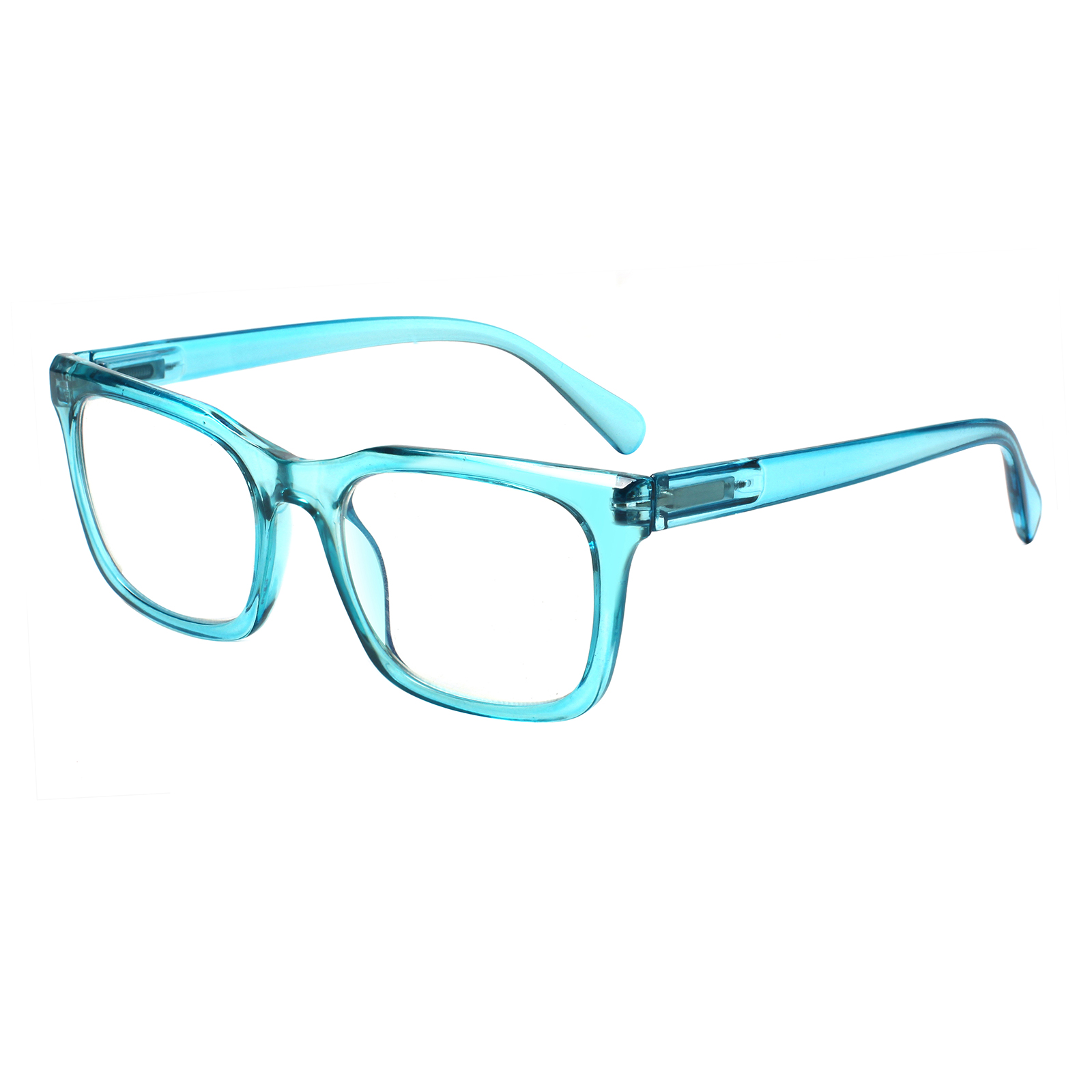 Factory Wholesale Custom Fashion High Quality Square Frame Multifocal Progressive GlassesTransparent Lens Men Women 1.75 3.25
