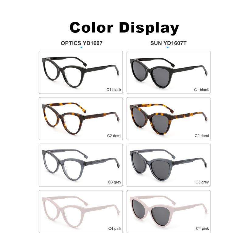 Manufacturers Modern Cat Eye Design Acetate Optical Glasses Frames Monturas De Acetato For Daily Decoration Work Women Eyewear