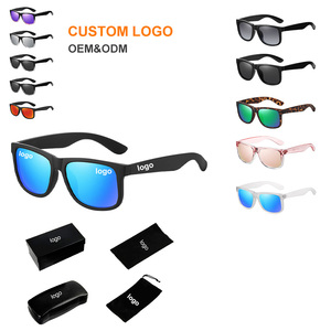 2025 ODM OEM Sports Square Polarized Men's Sunglasses Custom Logo Cycling Outdoor Eyewear Comfortable Transparent Factory