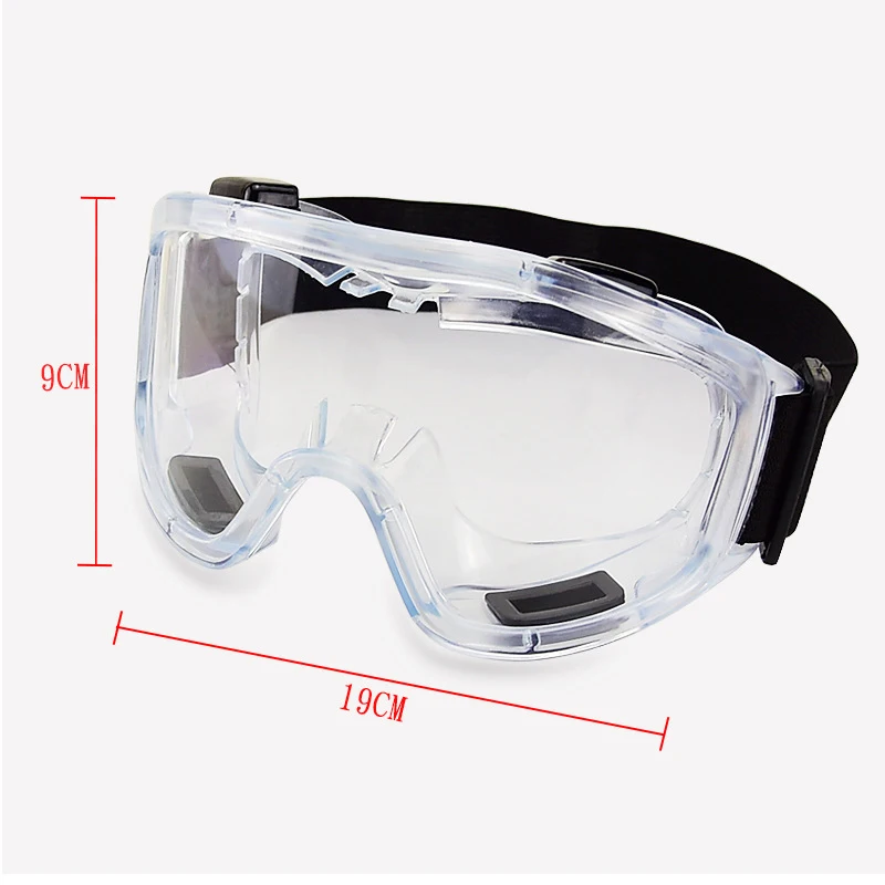 DAIERTA Wholesale Custom PC Goggles Anti-Fog Eye Protection Full-Frame Safety Glasses for Industrial Use Featuring Plastic Frame